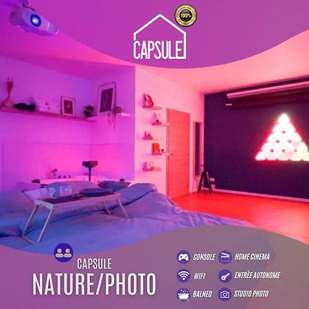 Capsule Nature & Photos - Jacuzzi - Netflix & Home Cinema - Ps5 & Jeu Thun-Saint-Martin Eksteriør billede