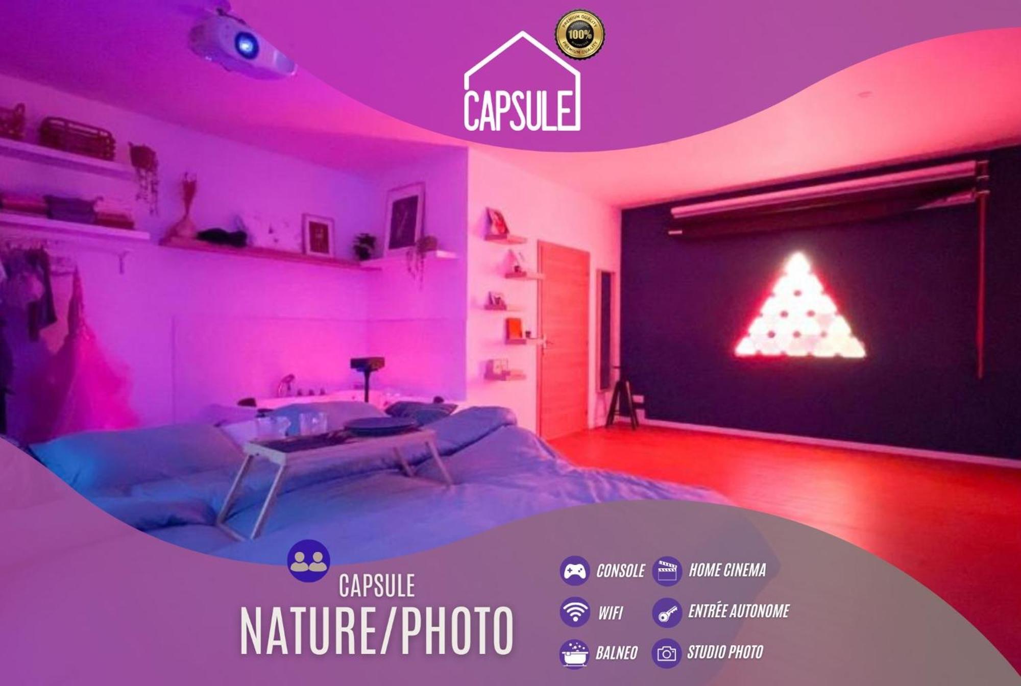 Capsule Nature & Photos - Jacuzzi - Netflix & Home Cinema - Ps5 & Jeu Thun-Saint-Martin Eksteriør billede